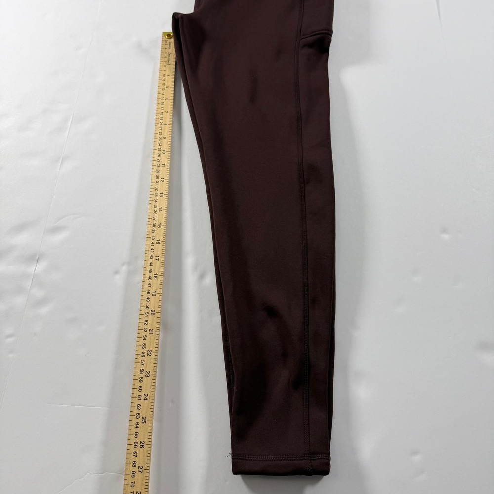 Avalanche Outdoor Supply Co Womens Medium Burgundy High Waist Pocket Leggings - Picture 9 of 14